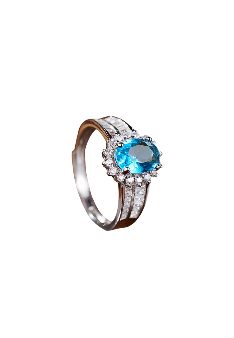 Daisy TwoTone Silver Ring