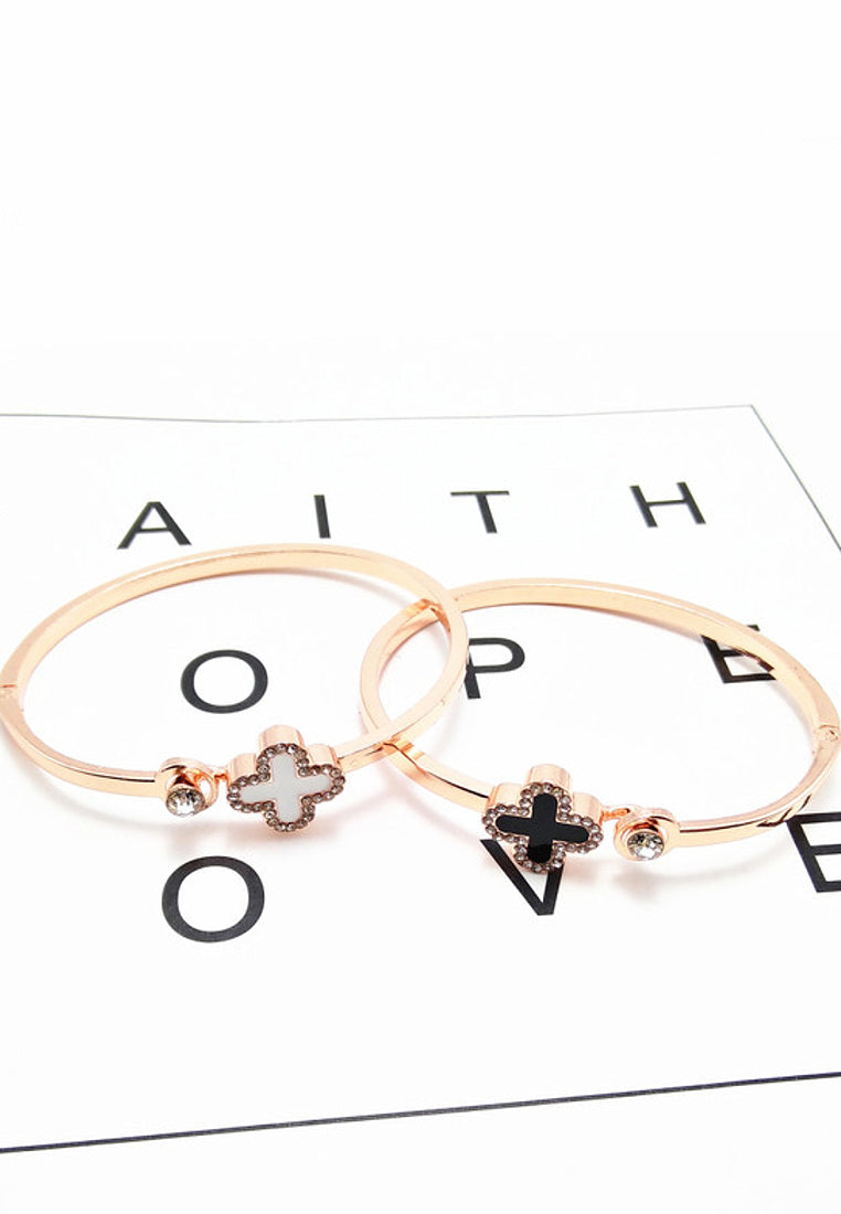 Fashion Lucky Four Leaf Grass Bracelet