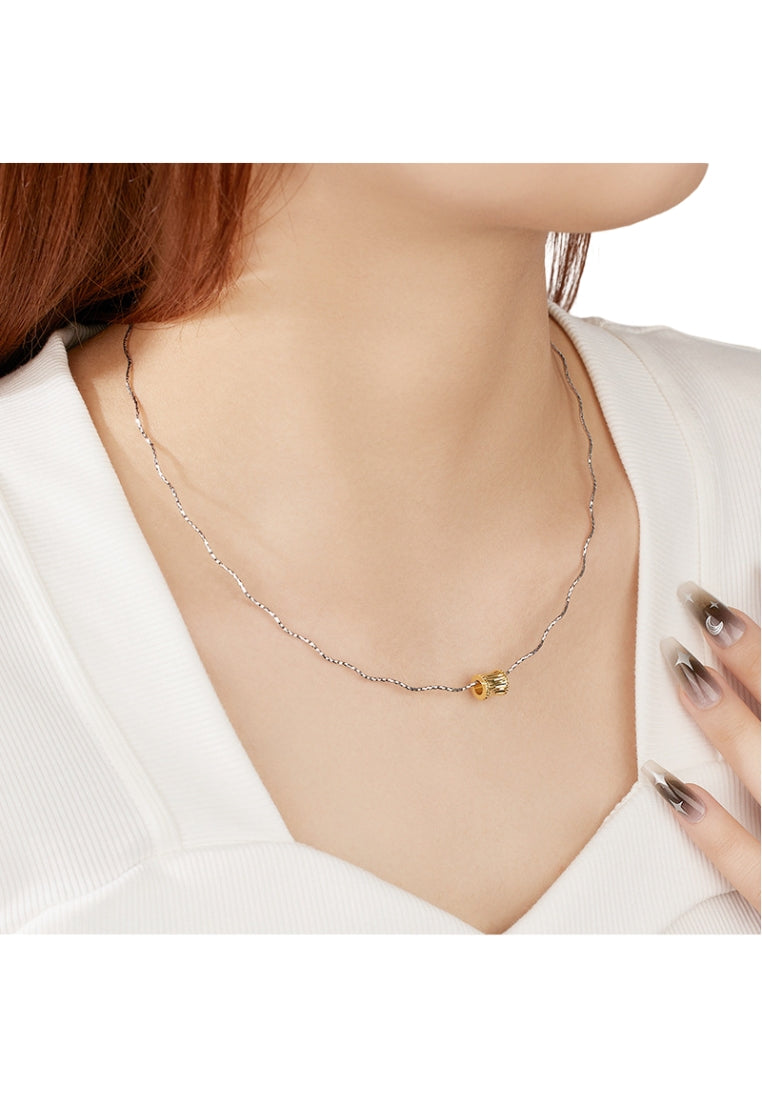 Wave Design S925 Silver Necklace