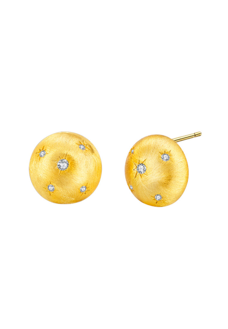 Velvet Star 925 Silver Stud Earrings