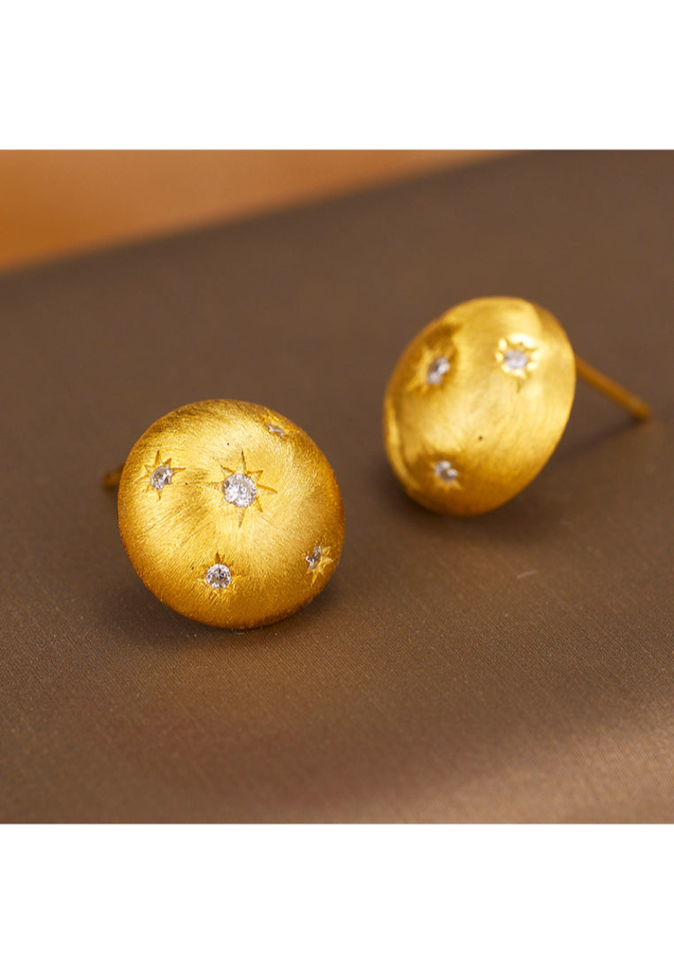 Velvet Star 925 Silver Stud Earrings
