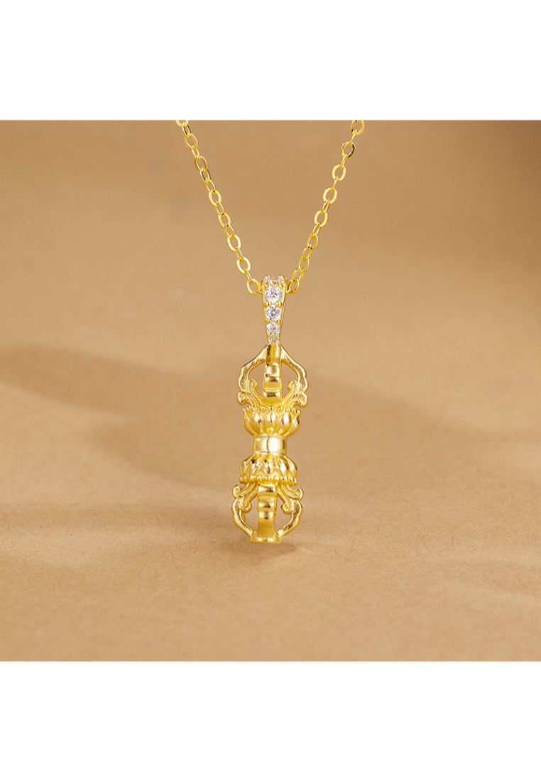 Vajra Pendant S925 Silver Necklace