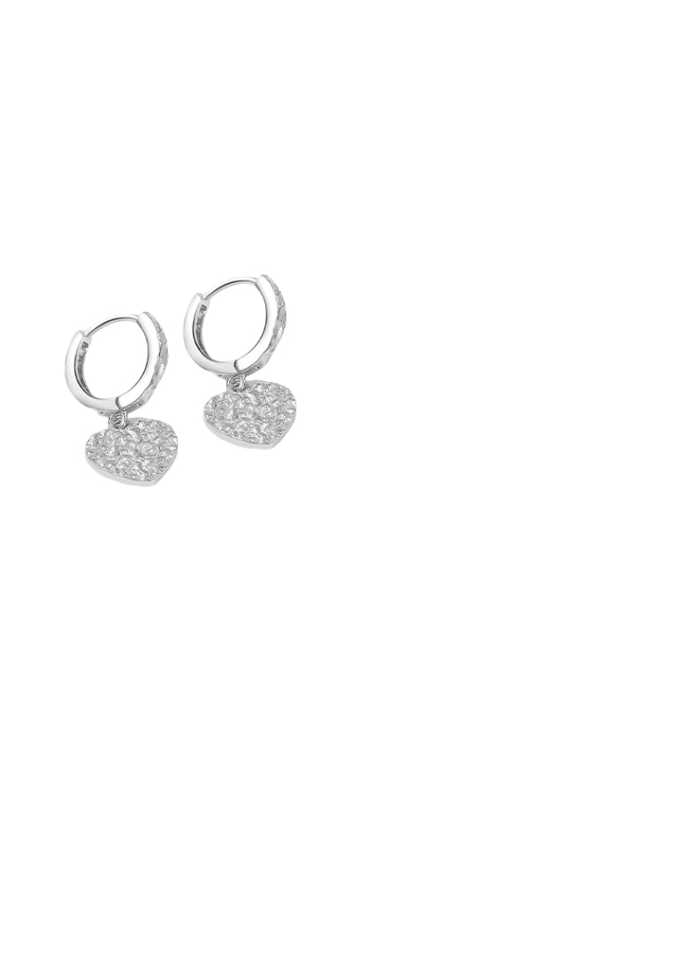 Minimalist CShape Silver Earrings