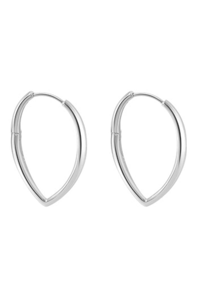 Textured Silver Ear Rings
