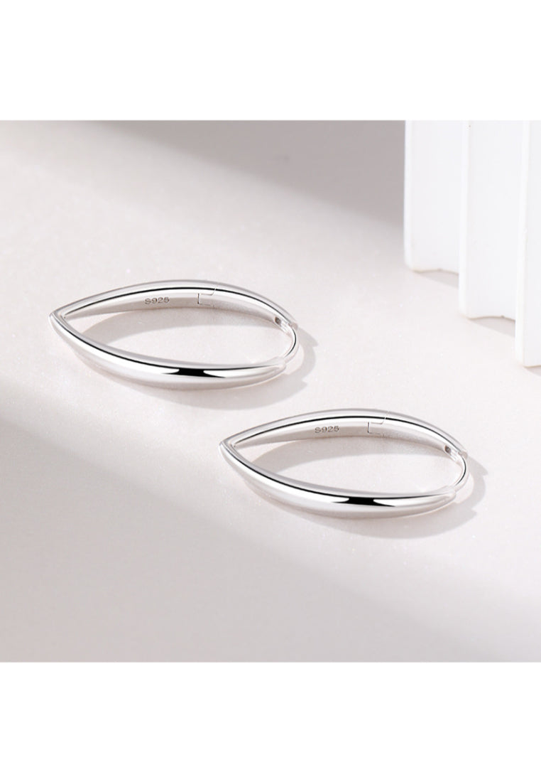 Textured Silver Ear Rings