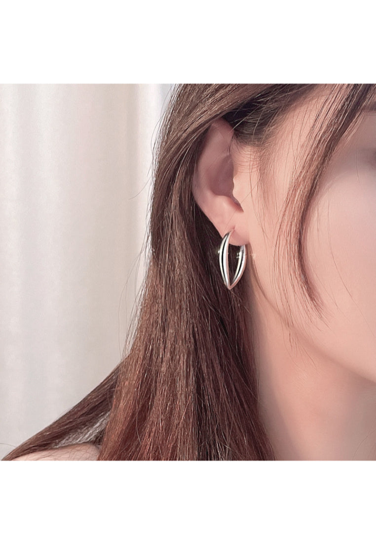 Textured Silver Ear Rings