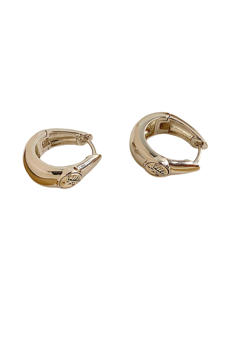 S925 silver rainbow geometric earrings