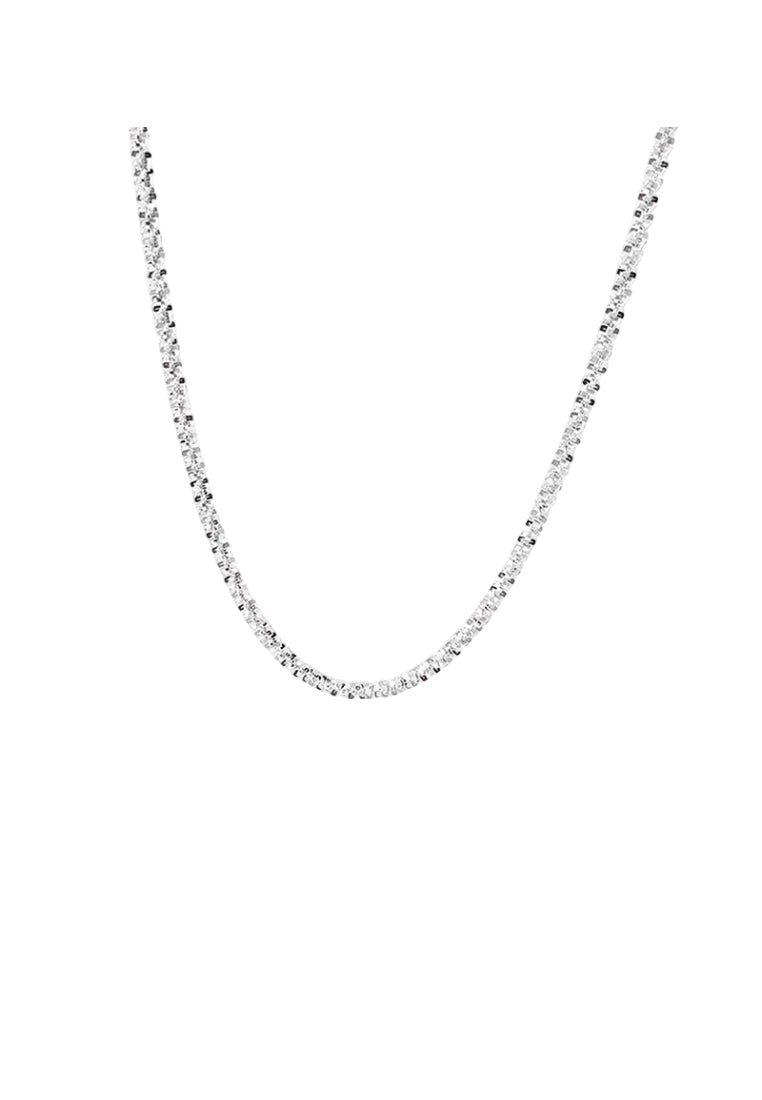Shimmering S925 Silver Necklace