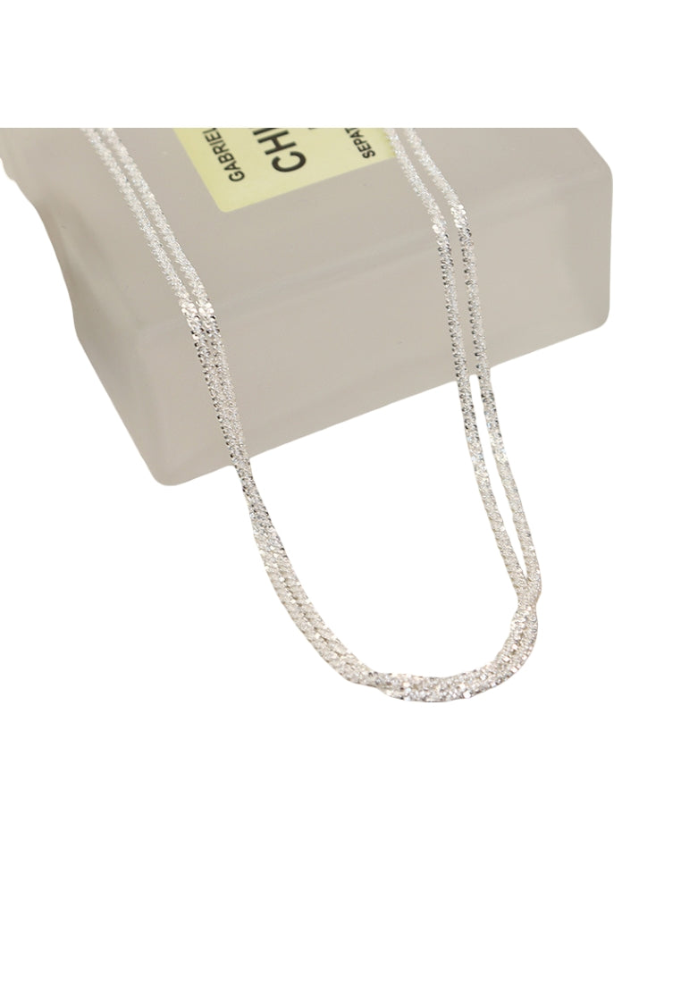 Shimmering S925 Silver Necklace