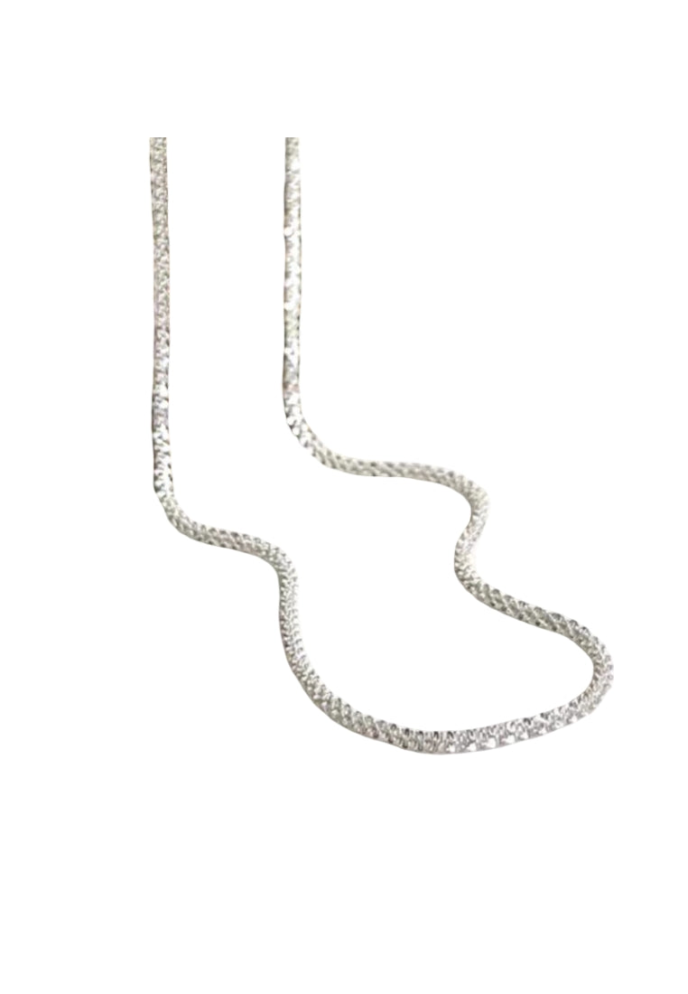 Shimmering S925 Silver Necklace