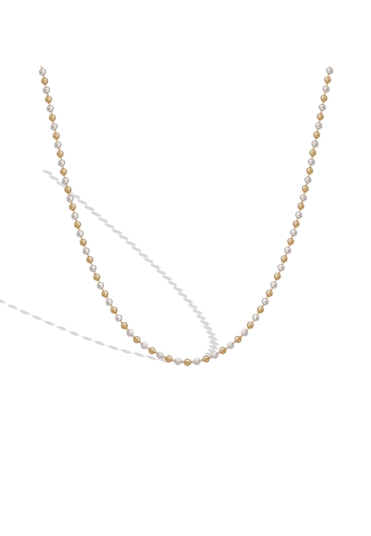 Crescent Pearl S925 Silver Necklace