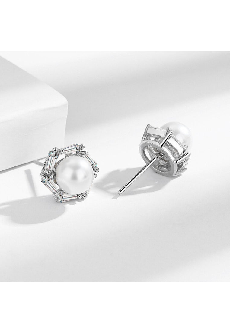 Bead Sterling Silver Earrings