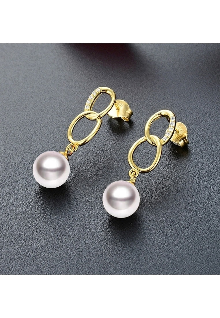 Sterling Silver Cutout Earrings