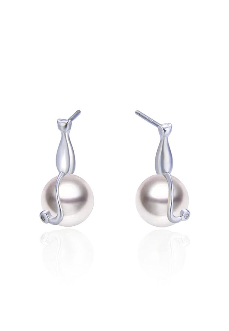 Sterling Silver Bead Earrings