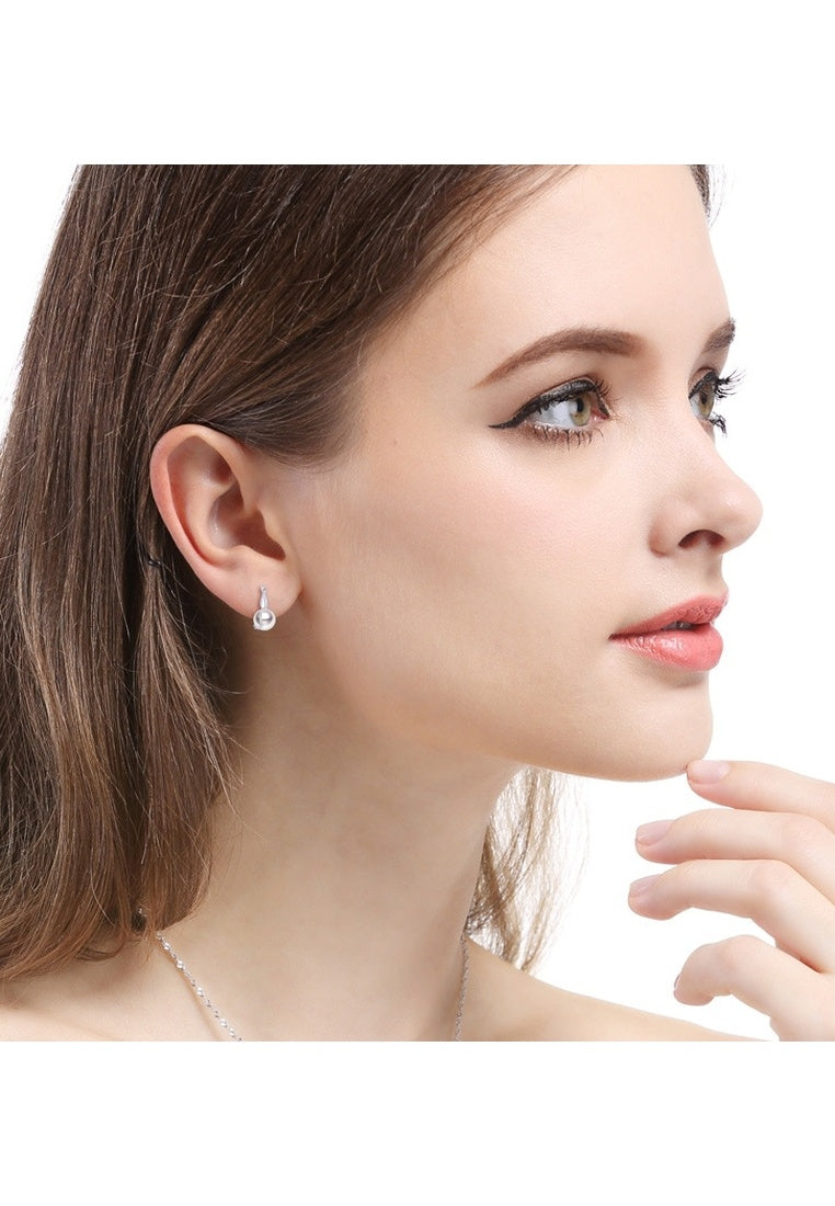 Sterling Silver Bead Earrings