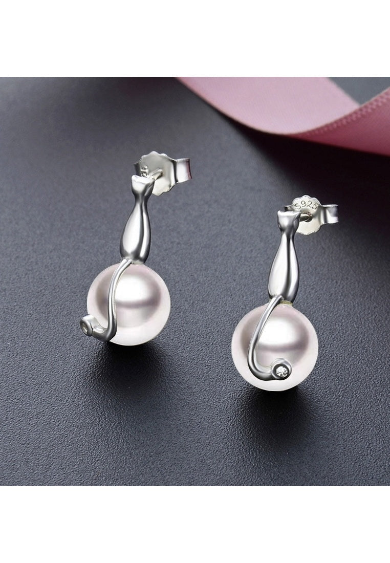 Sterling Silver Bead Earrings