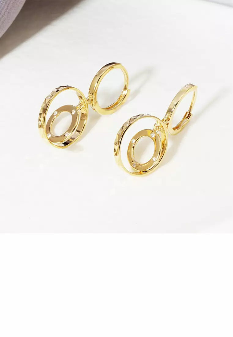 925 Silver Earrings Button Earrings