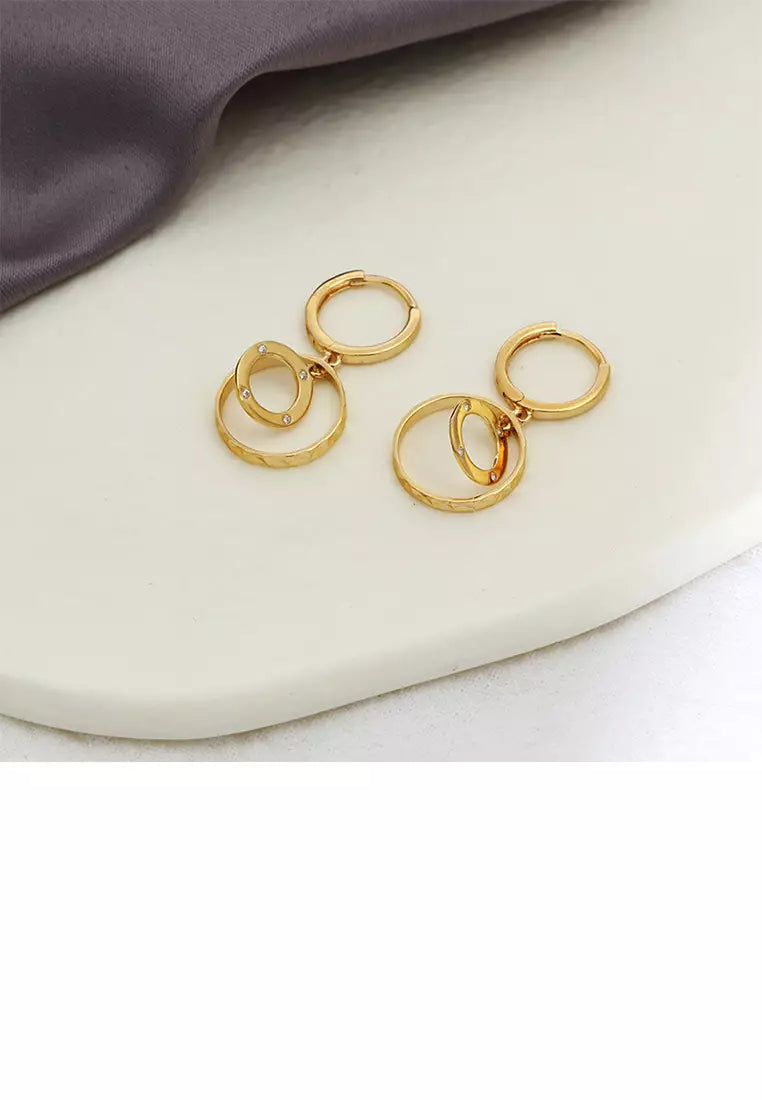 925 Silver Earrings Button Earrings