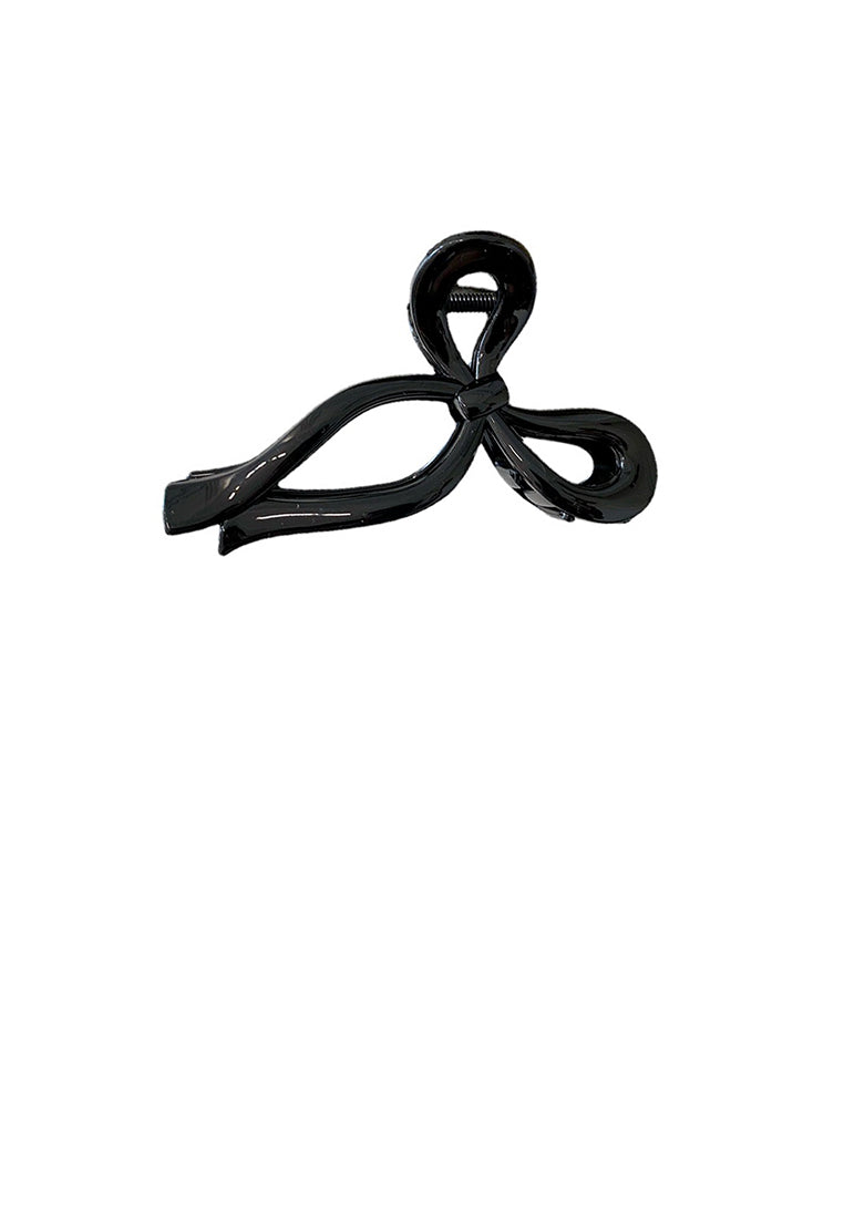Simple And Sweet Black Ribbon Hair Claw