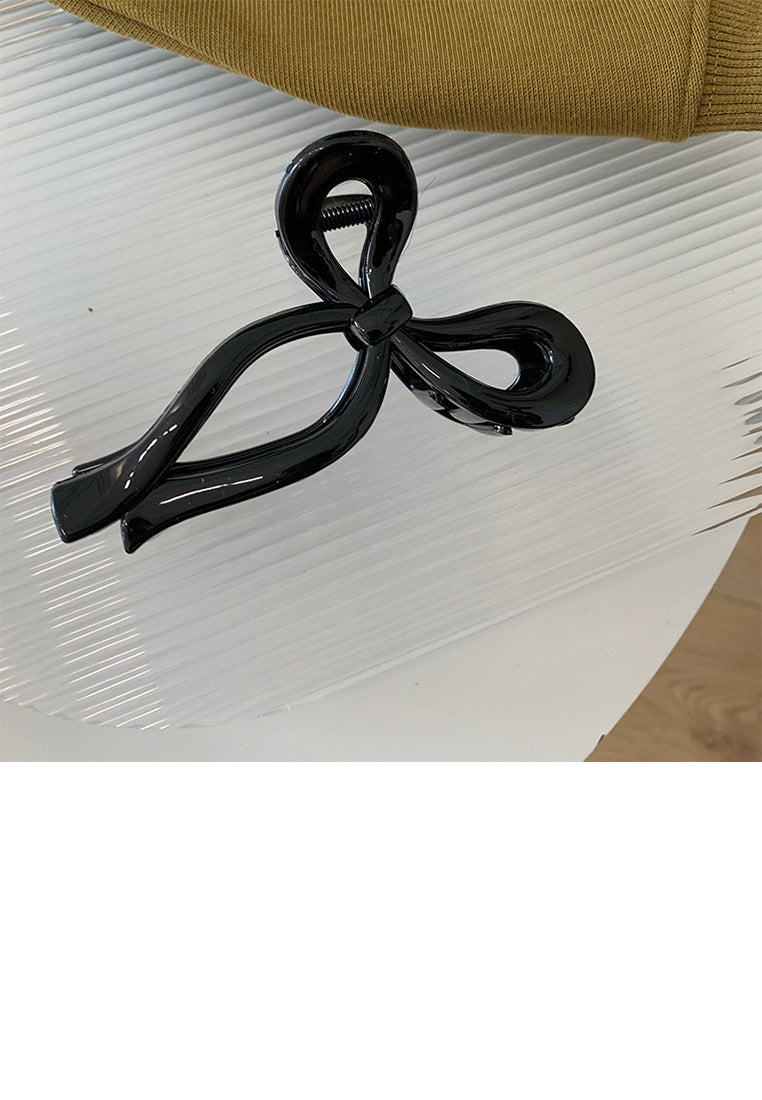 Simple And Sweet Black Ribbon Hair Claw