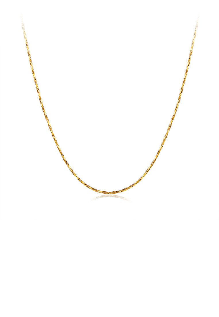 Fashion Simple Plated Gold Snake Necklace