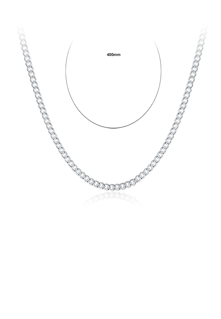 Fashion Simple 2MM Sideways Necklace 40cm