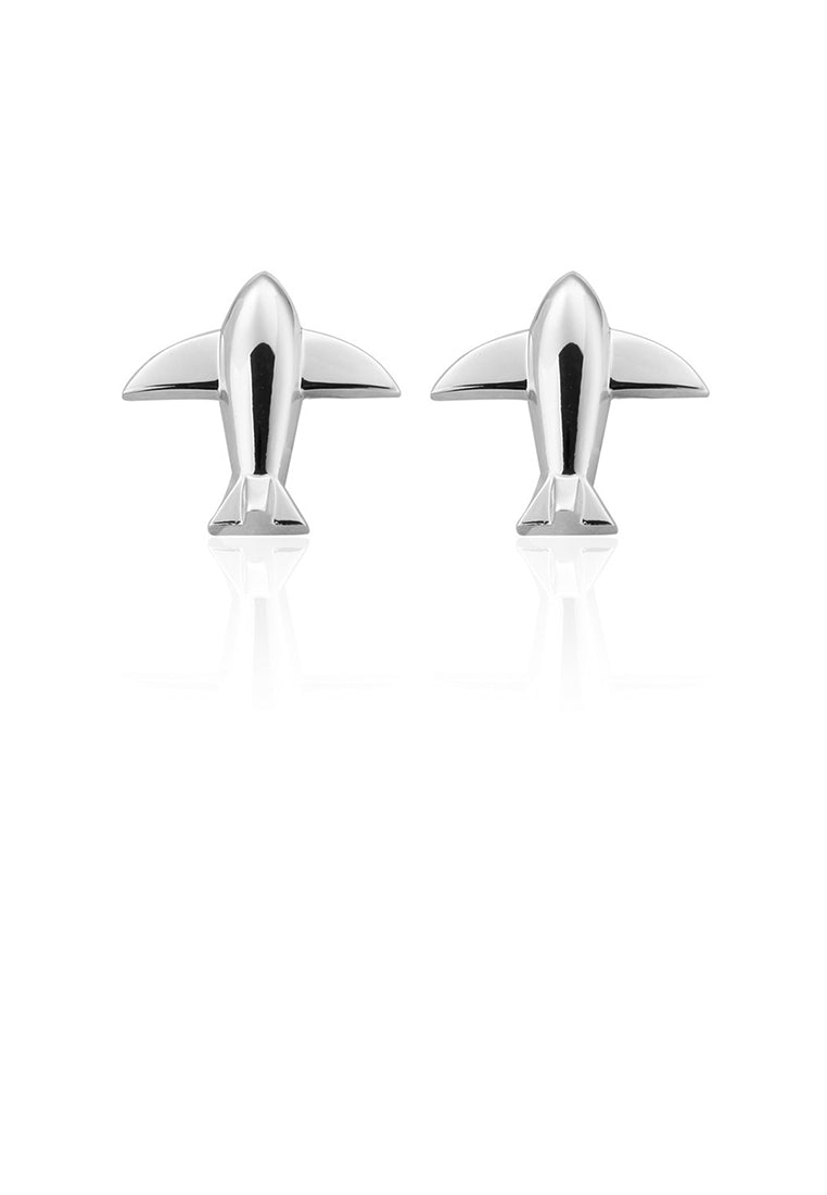 Fashion and Simple Airplane Shape Cufflinks