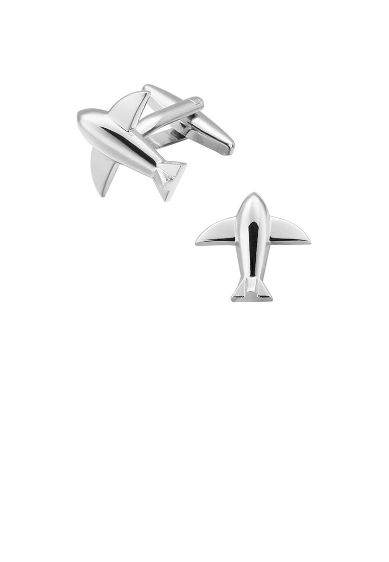 Fashion and Simple Airplane Shape Cufflinks