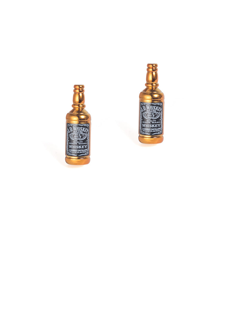 Fashion Creative Beer Bottle Shape Cufflinks