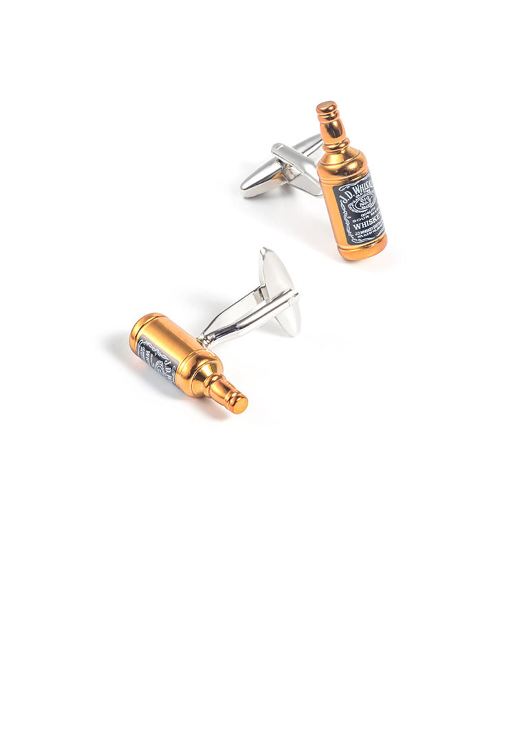 Fashion Creative Beer Bottle Shape Cufflinks