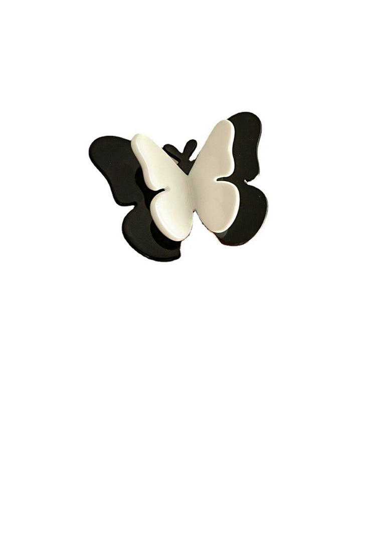 Simple And Cute Two-Color Butterfly Hair Clip