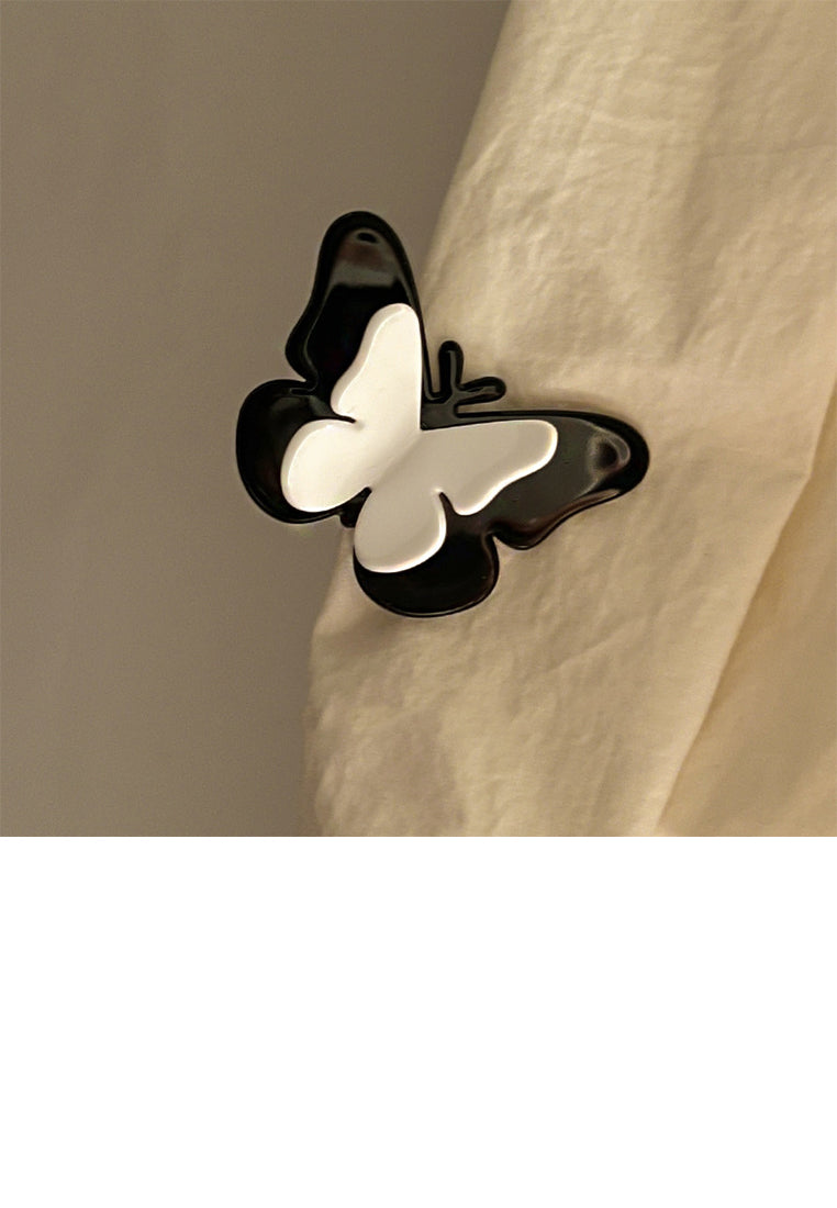 Simple And Cute Two-Color Butterfly Hair Clip
