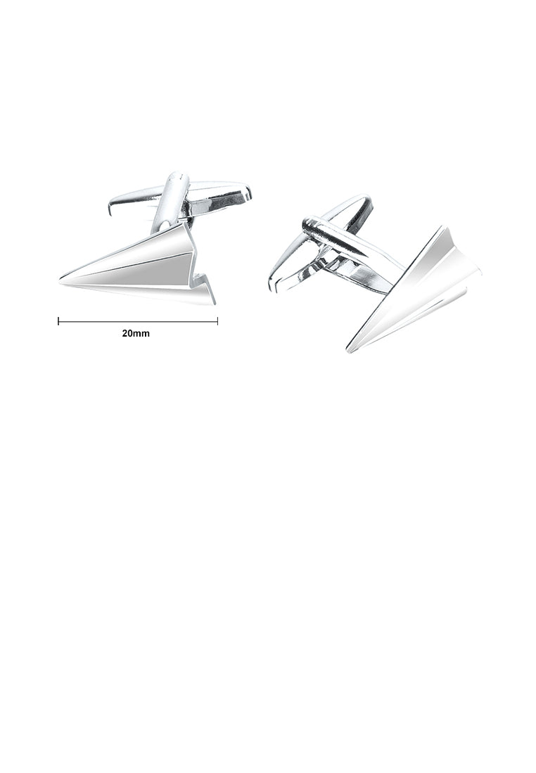 Fashionable Personality Paper Plane Cufflinks
