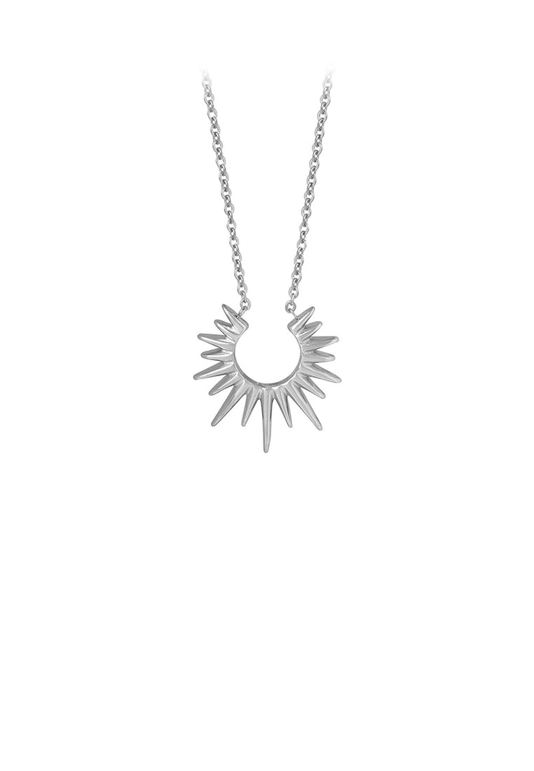 Fashion and Personalized 316L Stainless Steel Sun Pendant with Necklace