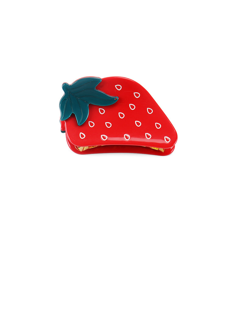 Cute And Sweet Strawberry Hair Claw - Elegant Hairpiece