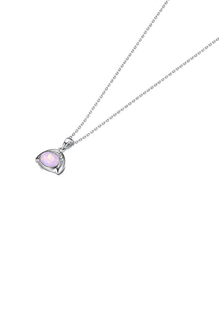 925 Sterling Silver Fashion Virgo Pendant with Austrian Element Crystal and Necklace
