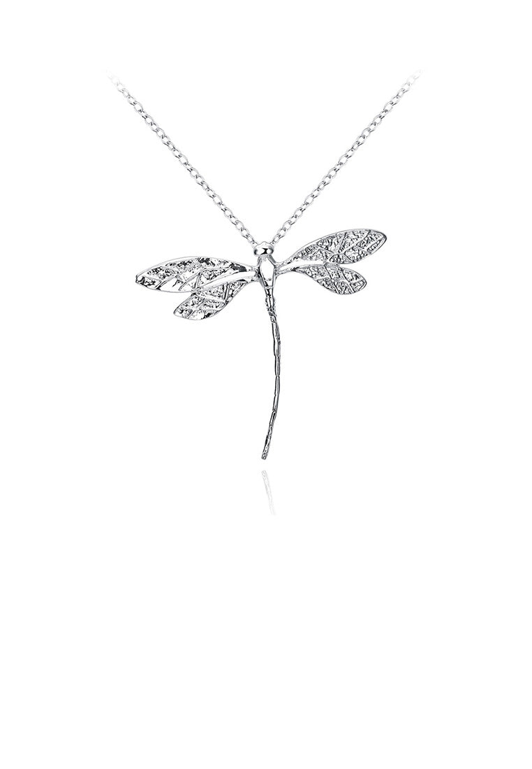 Fashion Simple Dragonfly Pendant with Necklace