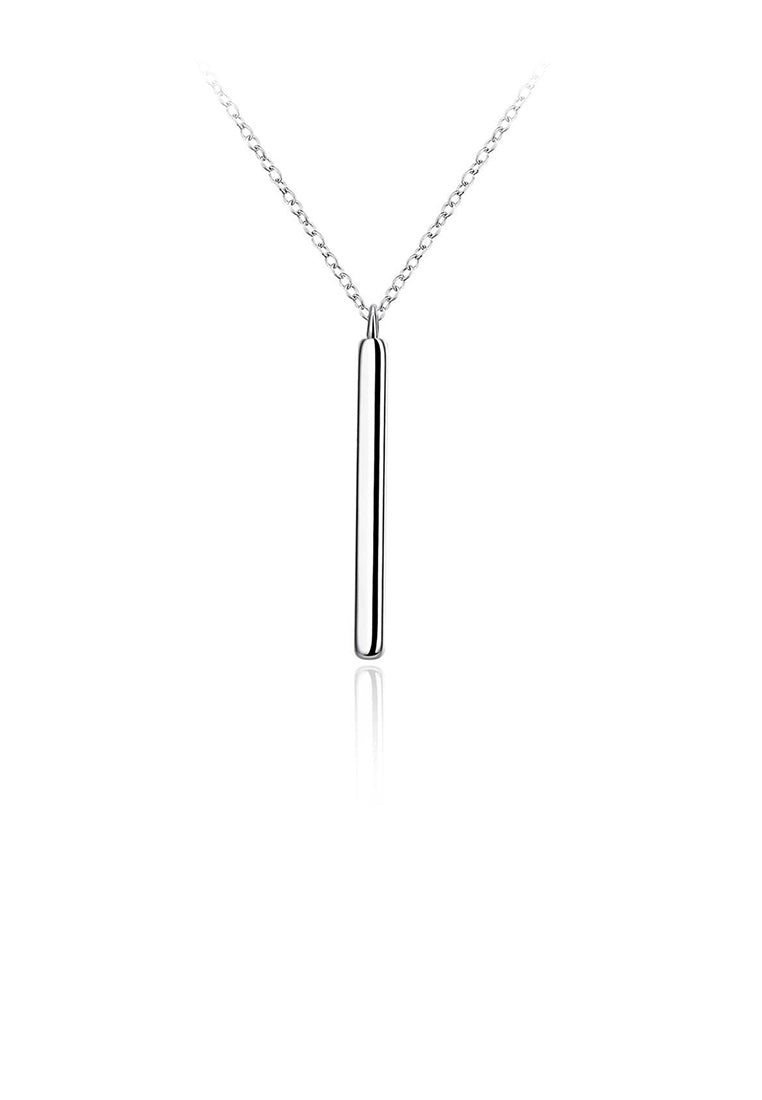 Simple and Fashion Geometric Straight Pendant with Necklace