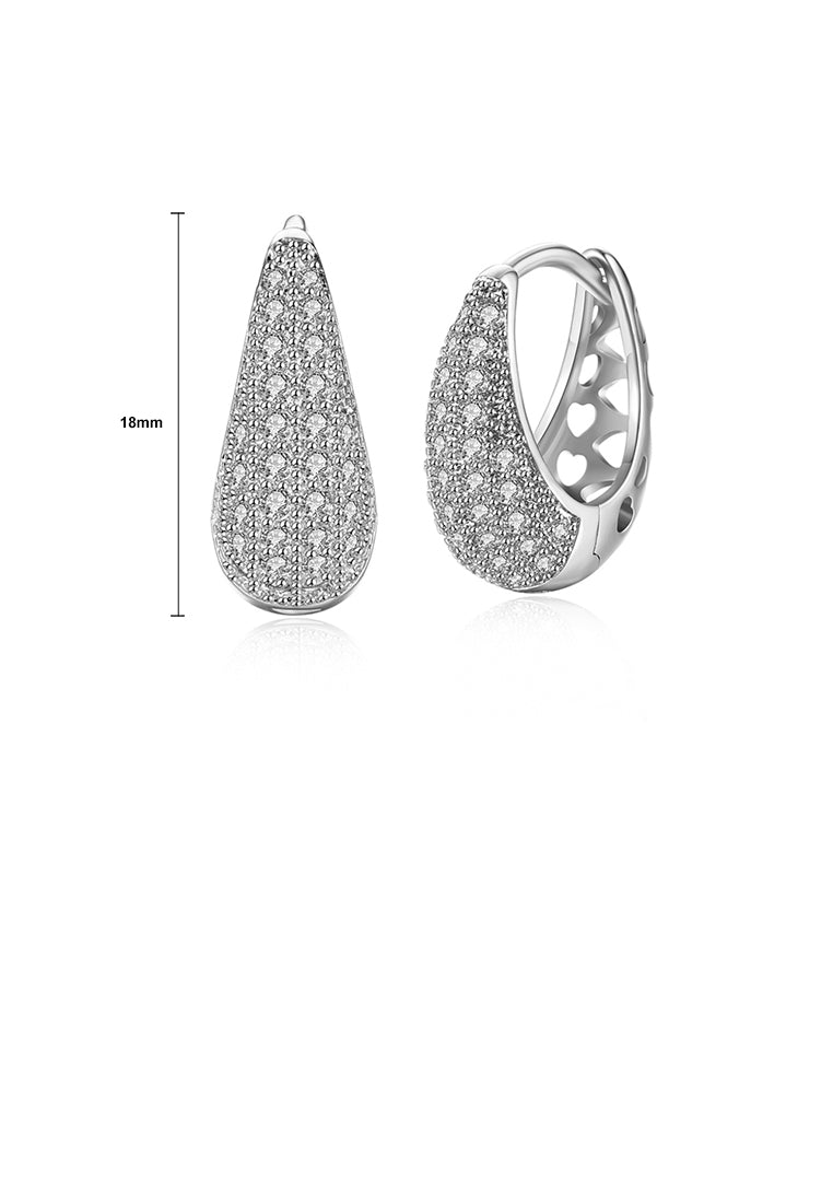 Romantic Elegant Noble Luxury Fashion Earrings with Cubic Zircon