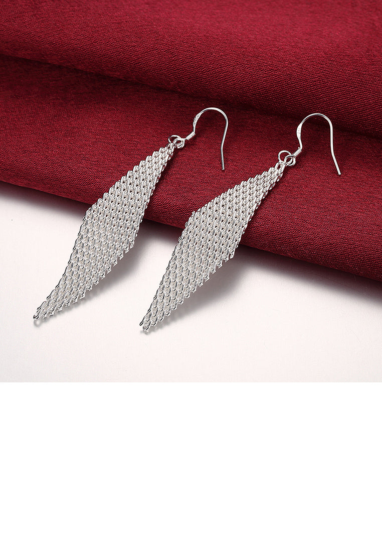Simple Romantic Fashion Geometric Diamond Earrings