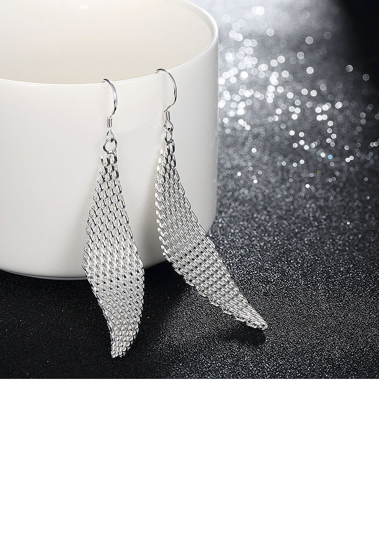 Simple Romantic Fashion Geometric Diamond Earrings