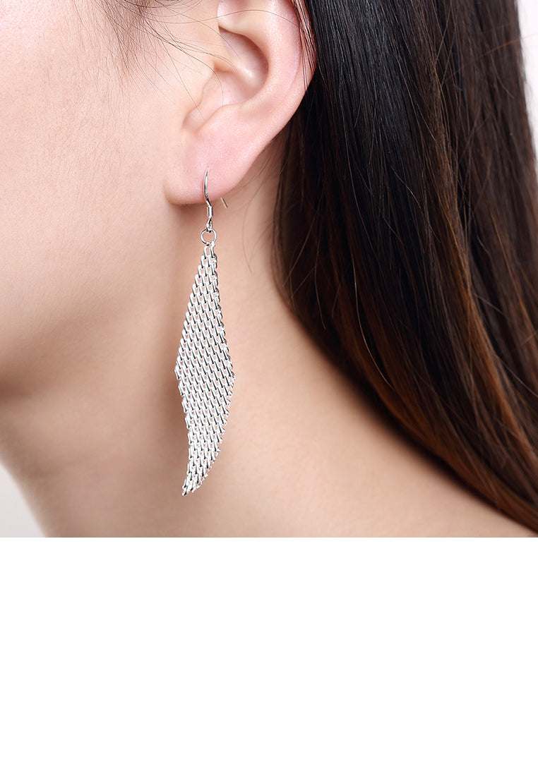 Simple Romantic Fashion Geometric Diamond Earrings