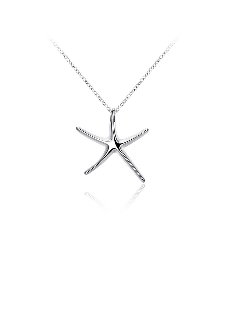 Simple and Fashion Star Pendant with Necklace