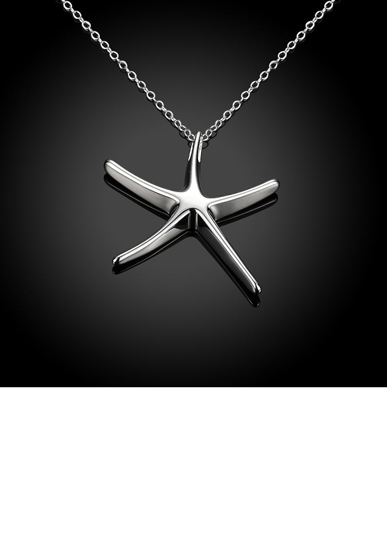 Simple and Fashion Star Pendant with Necklace