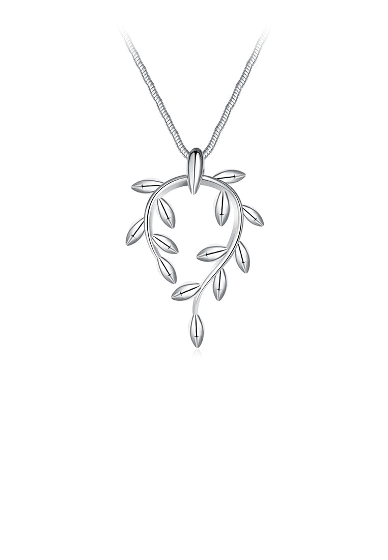 Simple Tree Branch Pendant with Necklace