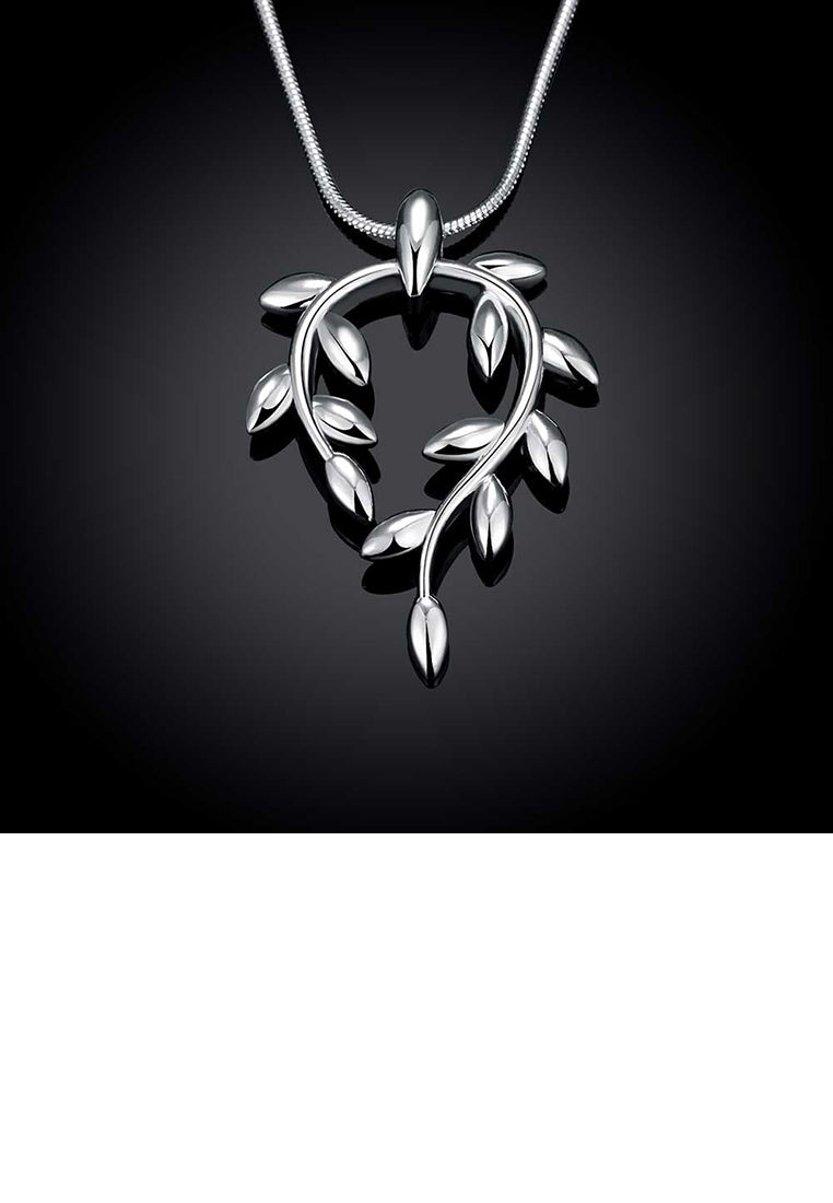 Simple Tree Branch Pendant with Necklace