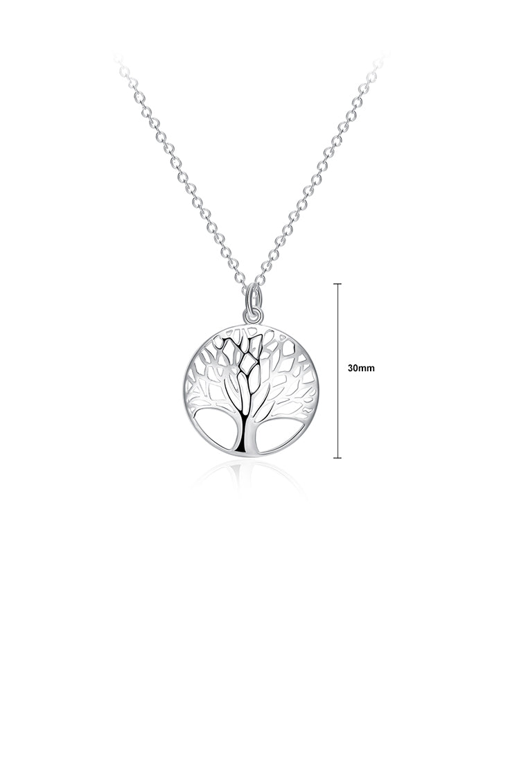 Simple Tree Pendant with Necklace