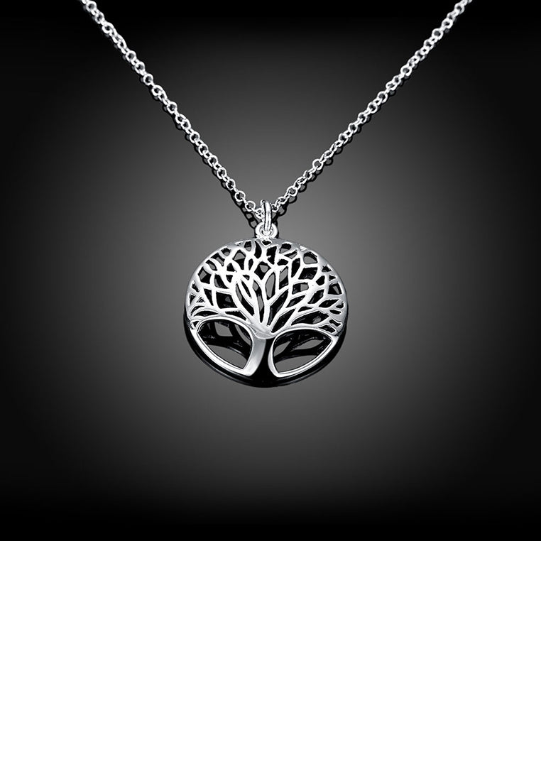Simple Tree Pendant with Necklace