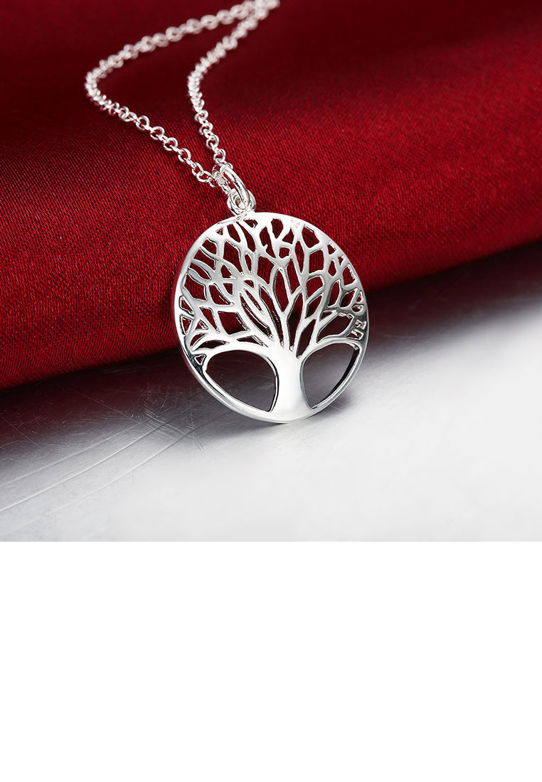 Simple Tree Pendant with Necklace