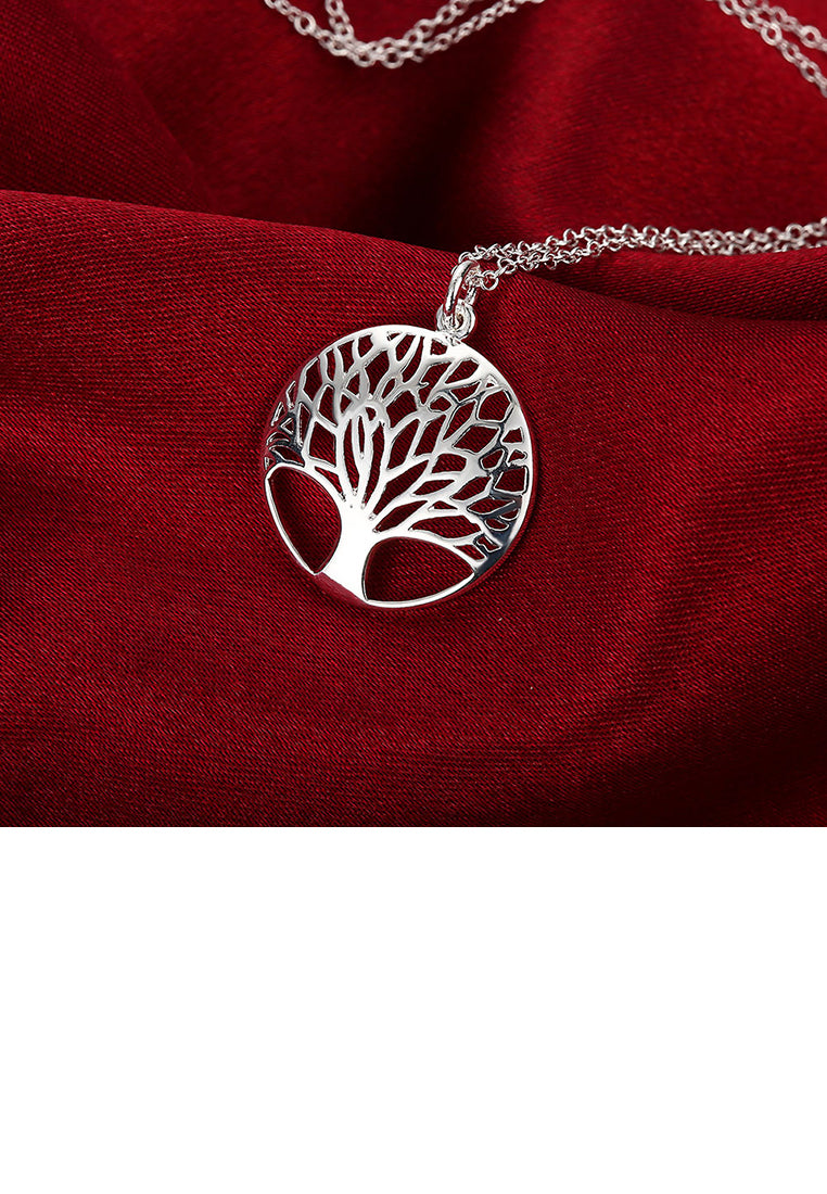 Simple Tree Pendant with Necklace